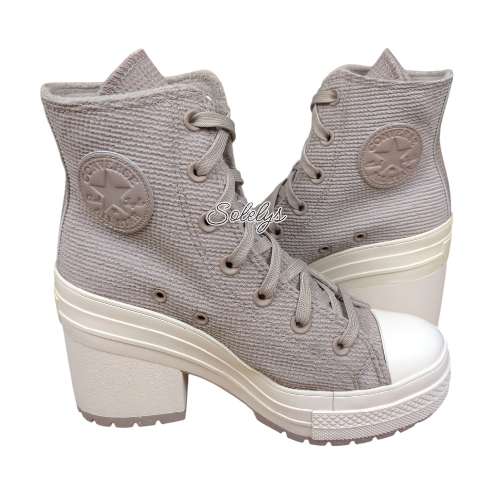 Converse Chuck 70 De Luxe Heel Counter Climate Wonder Stone Jacquard Boot W7.5